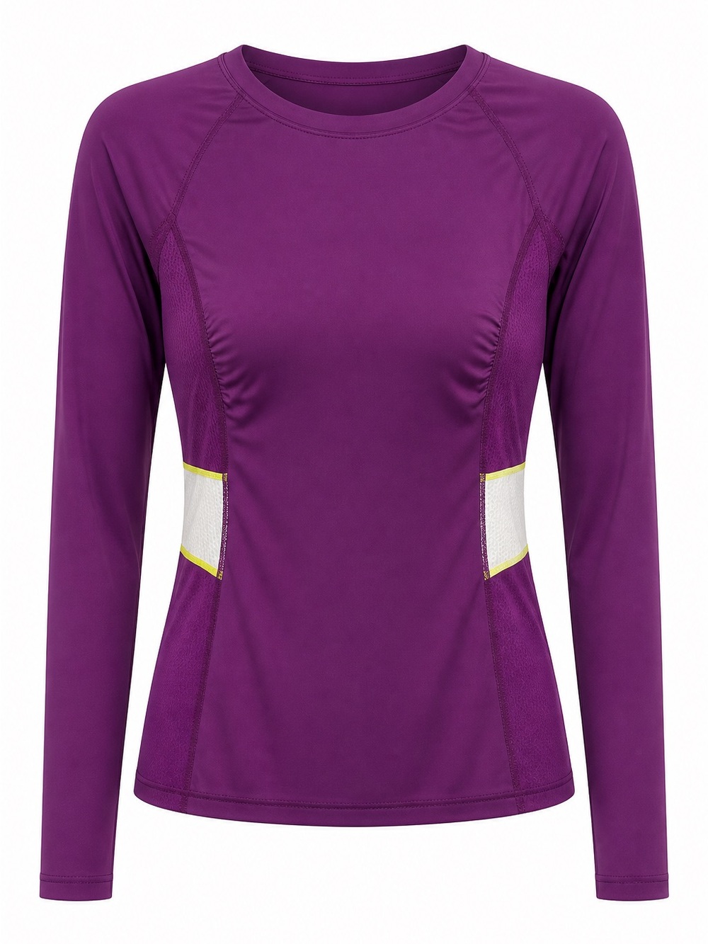lululemon athletica Purple Long-Sleeve Athletic Top with White Accent - Picture 1 of 7